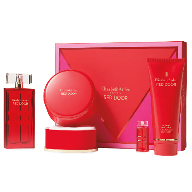 Elizabeth Arden Red Door Set by Eizabeth Ardern, Women's Perfume,Body Lotion & Body Powder, Eau de Toilette, 3.3 Fl Oz Spray, 3.3 Oz Body Lotion and 2.6 Oz Body Powder